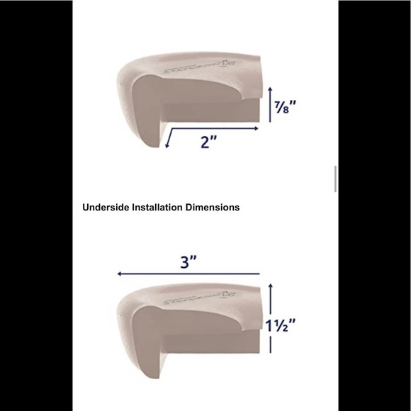 Bump-guard Corner Protectors 3 Pack Dreambaby Grey - Picture 4 of 12